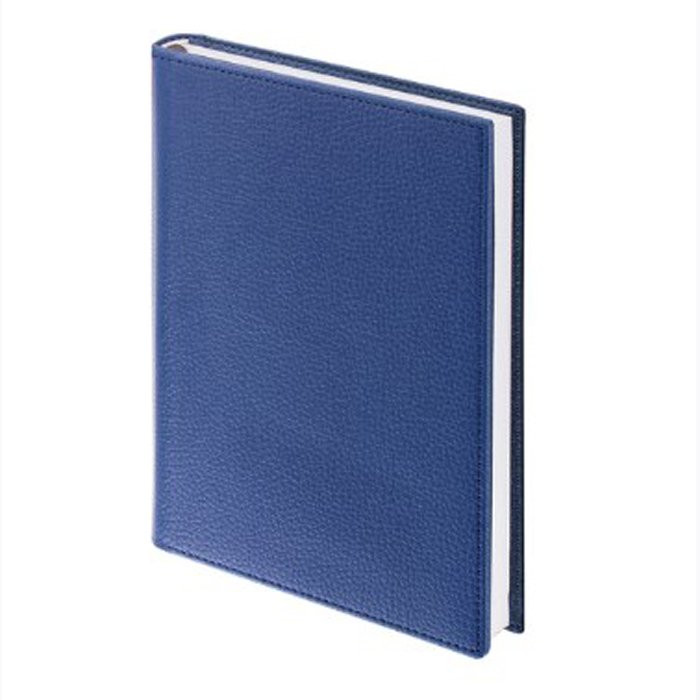 Ежедневник А5 недатированный "deVENTE "Oxford" голубой с черным, голубой срез, тонированная бумага, 160л арт.2034957