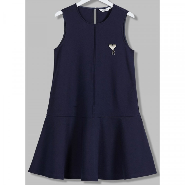 Платье для девочки (Делорас) 3 полнота арт.Q63723 размер 34/134-44/164 цвет синий