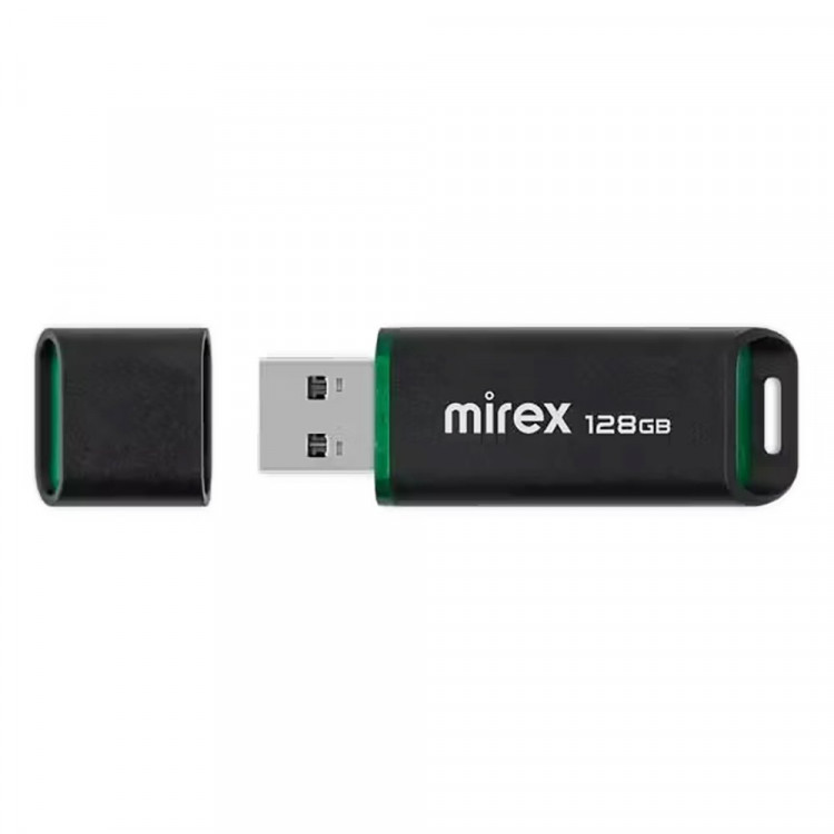 Флеш диск 128GB Mirex SPACER USB 2.0 ,черный