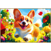 Пазл 500 элементов Бегущий корги (Умные игры) арт.4630395033480