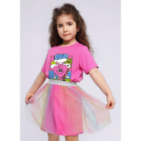 Футболка для девочки (CLE) артикул 836204/59кд_п р.28/104-32/128 цвет розовый