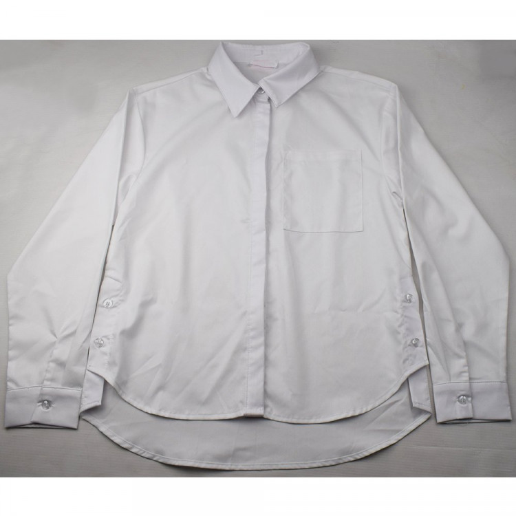 Блузка для девочки  (Colabear) длинный рукав цвет молочный арт.188276