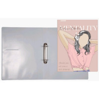 Папка на 2-х кольцах А4 30мм D-25мм пл. 0,65мм Mentality deVENTE с внут.карманом арт.3081216