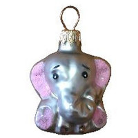 Украшение декоративное стекло 05см "Слоник мини" без уп. арт.Ф1830/19
