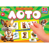 Игра настольная Лото пластиковое Мамы и малыши (Умные игры) арт.4660254435629