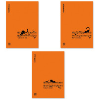 Тетрадь для нот А4 24 листа скоба (ErichKrause) CoverProBook Сat Waltz пластиковая обложка оранжевый арт.63661