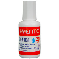 Клей ПВА 020г deVENTE с кисточкой , морозоустойчивый арт.4041401
