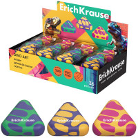 Ластик (ErichKrause) Dino Art 28*26*10,5мм цветной арт.63064 (Ст.36)