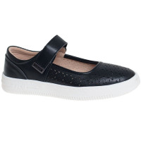 Туфли для девочки (Сказка) черный/синий верх-искусственная кожа подкладка-натуральная кожа размерный ряд 32-37 арт.R972884332BK