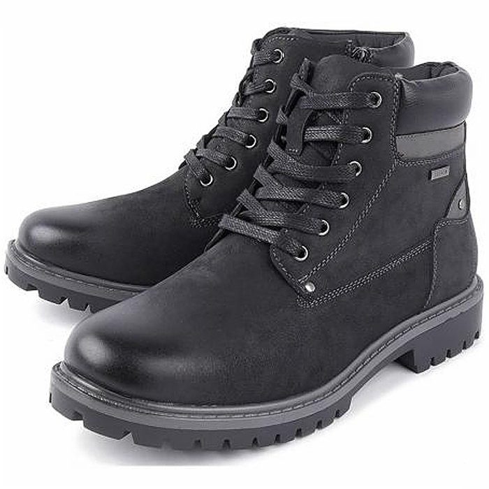 Ботинки для мальчика (Berten) черные верх-искусственная кожа подкладка- шерсть размерный ряд 37-41 арт.732903