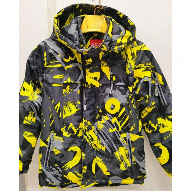 Куртка осенняя для мальчика (ZI TONG) арт.sdh-KX5218-25 размерный ряд 32/128-38/146 цвет серый