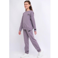 Брюки спортивные для девочки (CLE) арт.825594-01а размер 32/128-40/152 цвет светло-малиновый