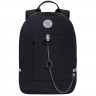 Рюкзак для девочек (Grizzly) арт.RXL-327-2/1 черный 24 х 37,5 х 12 см