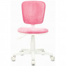 Кресло детское Бюрократ CH-W204NX/36 без подлокотников розовый