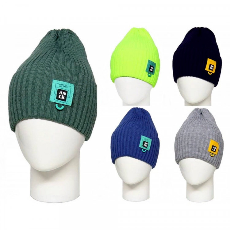 яяяШапка демисезон для мальчика (ARABELLA) арт.101/22 ANCK размер 52-54 цвет в ассортименте