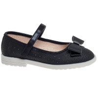 Туфли для девочки (Сказка) черный/синий верх-искусственная кожа подкладка-натуральная кожа размерный ряд 29-33 арт.R575074142BK