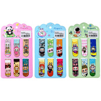 Закладка-магнит (Mazari) Зубастик 6 шт 5,8*2см  арт.SQ-2019