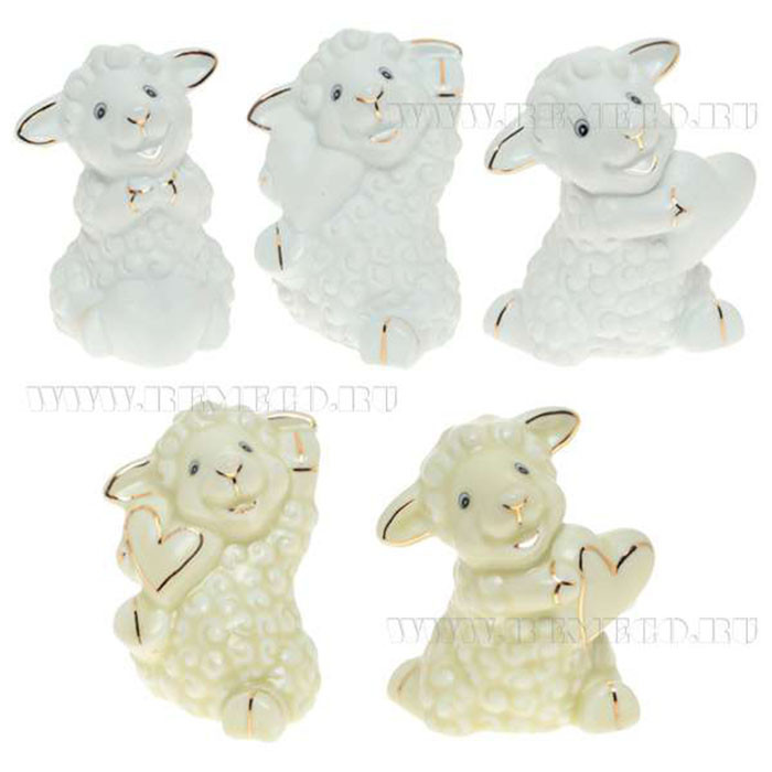 юСтатуэтка СИМВОЛ ГОДА "Овечка" 05см арт.671771