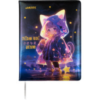 Дневник школьный твердая обложка кожзам (deVENTE) Chiisana Hoshi тиснение фольгой, отстрочка, ляссе арт.2020540