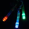 Гирлянда электрическая для дома точечная 9,5м 100LED цвет мульти (прозрачный провод) 8режимов (можно соединять) арт.129-018