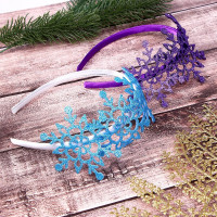 Ободок "Снежинки" цв.Микс арт.9383194