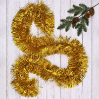 Мишура 17*200см "Классика" цв.золото арт.215-318