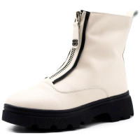 Ботинки для девочки (ABORINA) бежевые верх-искуственная кожа подкладка - искуственная шерсть  артикул xd-H420-3