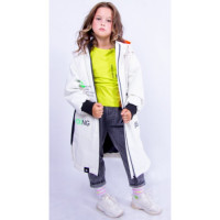 Парка осенняя для девочки (OVAS) арт.Хайди размерный ряд 32/122-36/140 цвет ваниль