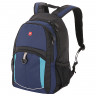 Рюкзак для мальчиков (WENGER) синий/черный/бирюзовый 33x15x45 см арт 3191203408
