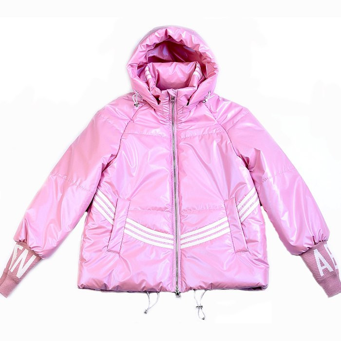 Куртка осенняя для девочки (ANERNUO) арт.20103 размерный ряд 32/128-44/170 цвет розовый