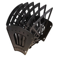 Лоток-веер для бумаг вертикально-горизонтальный  5 отделения черный арт.ЛТ416