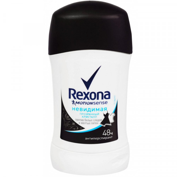 Дезодорант Rexona женский 40 мл. стик Прозрачный кристалл