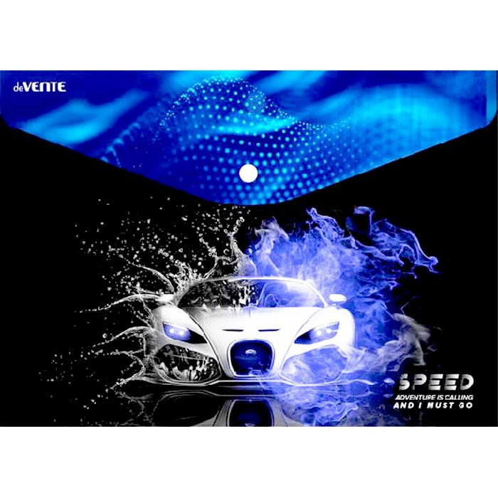 Папка-конверт на кнопке А4(235*325) 150мкм deVENTE   Speed арт.3071549