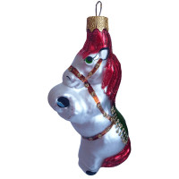 Фигурка на ёлку стекло (серия Символ года) 10см "Лошадь 5" п/у арт.ФУ-72/5