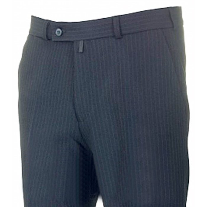 яяяБрюки для мальчика (Bremer) Паркер классический силуэт размер 42/164 цвет черный/полоса