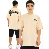 Футболка для мальчика артикул 3029 размер 42/158-46/170 цвет бежевый