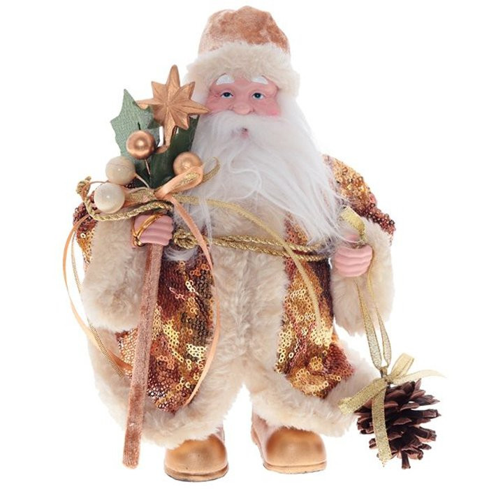 Игрушка декоративная "Дед Мороз" керамика 28см арт.563823