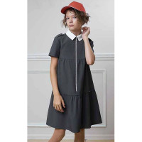 Платье для девочки (ГЕРМИОНА)  арт.55223-07 размерный ряд 34/140-44/170 цвет синий