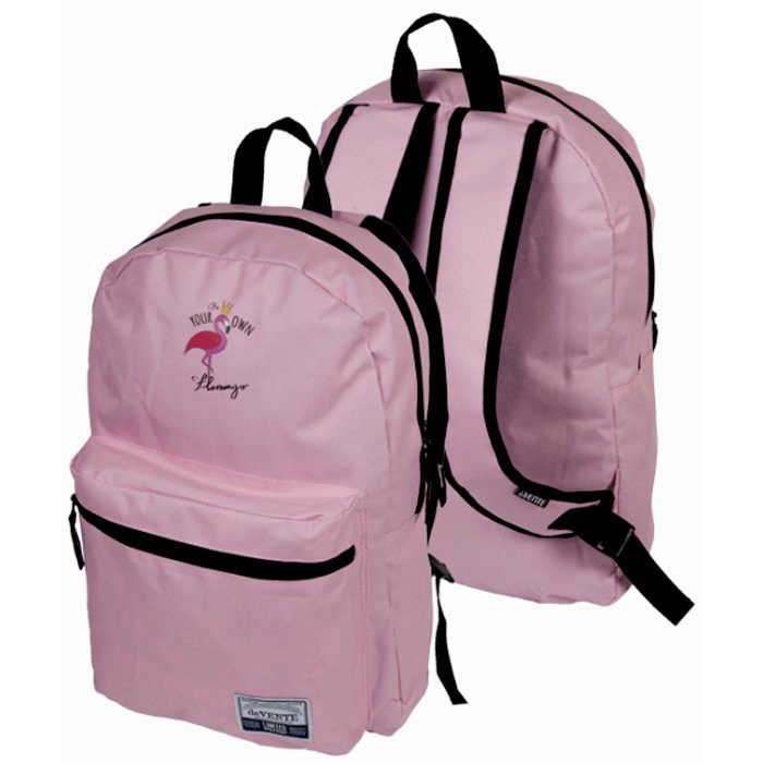 Рюкзак для девочки (deVENTE) Flamingo розовый 40х29х17 см арт 7032048