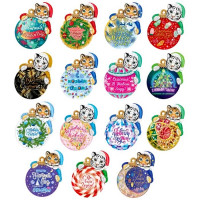 Украшение декоративное "Тигр на удачу" 7,3*10,4см с предсказанием арт.86919