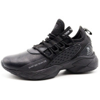 Кроссовки для мальчика (Baas) цвет черный верх-искусственная кожа  подкладка-текстиль артикул  ls-B1682-1