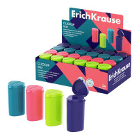 Точилка пластиковая ErichKrause ClickUp, Reef, с контейнером, ассорти арт.60066