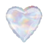 Шар фольгированный 48см Фигура "Сердце" арт.1205-0110