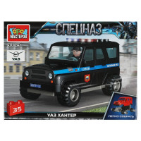 Конструктор пластиковый UAZ hunter Спецназ 35 деталей (Город мастеров) арт.SB-30073
