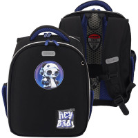 Ранец для мальчика школьный deVENTE Привет, Бро (Hey Bro) + часы 35x27x13см арт.7033621