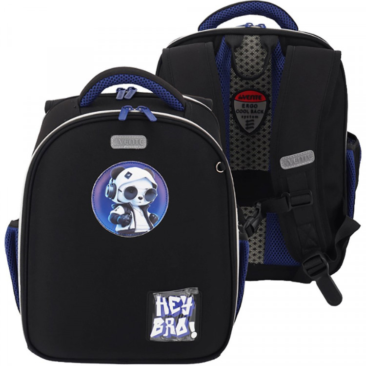 Ранец для мальчика школьный deVENTE Привет, Бро (Hey Bro) + часы 35x27x13см арт.7033621