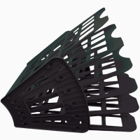 Лоток-веер для бумаг вертикально-горизонтальный  5 отделения черный  deVENTE арт.3041701