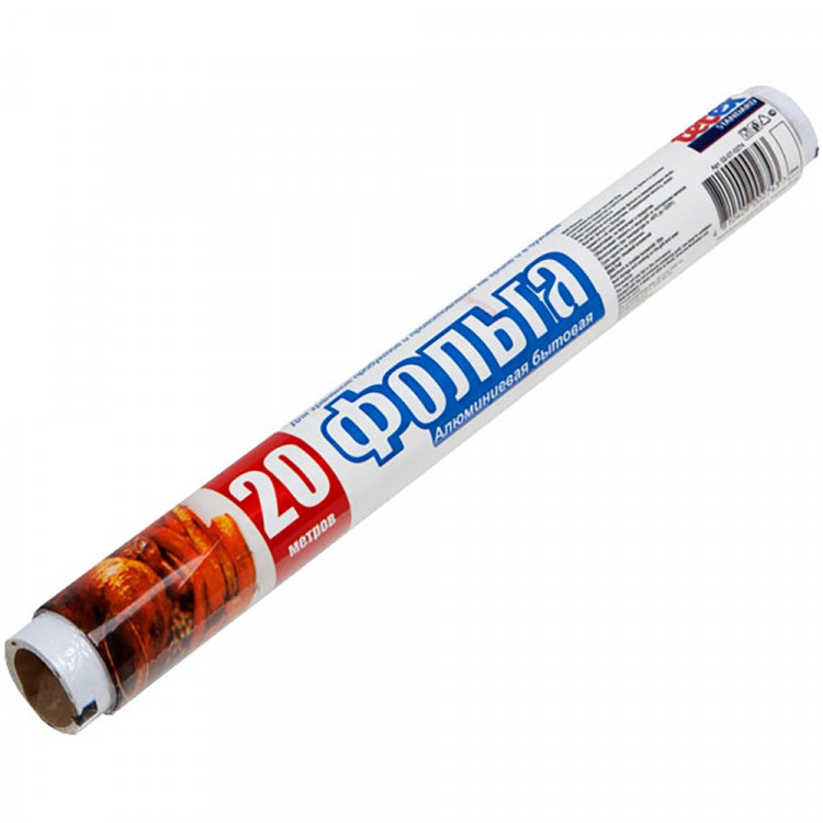 Фольга пищевая 29см*10м "Белая кветка" (Ст.60)