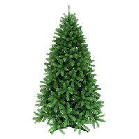 Елка 180см "Сурская" (хвоя литая+ПВХ, ветки отгибные, подставка пластик) арт.1039818