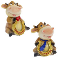 Копилка СГ "Коровка" 10см в ассортименте арт.755362